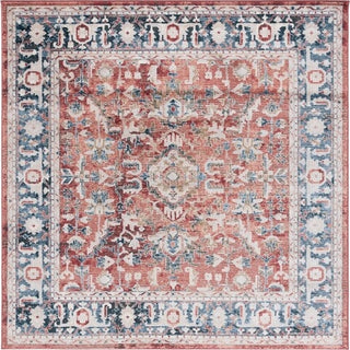 Safavieh Rosewood ROW116 Blue / Red Area Rug