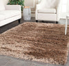 Safavieh Rhapsody Shag RSG521 Caramel Area Rug Room Scene Feature