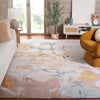 Safavieh Saint Tropez SAT102M Light Blue / Blush Area Rug Room Scene Feature