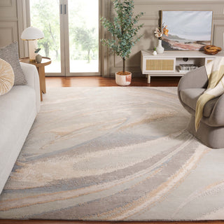 Safavieh Saint Tropez SAT201F Grey / Sage Area Rug Room Scene Feature