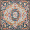 Safavieh Savonnerie SAV301N Navy / Pink Area Rug Square