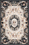 Safavieh Savonnerie SAV301Z Ivory / Black Area Rug main image