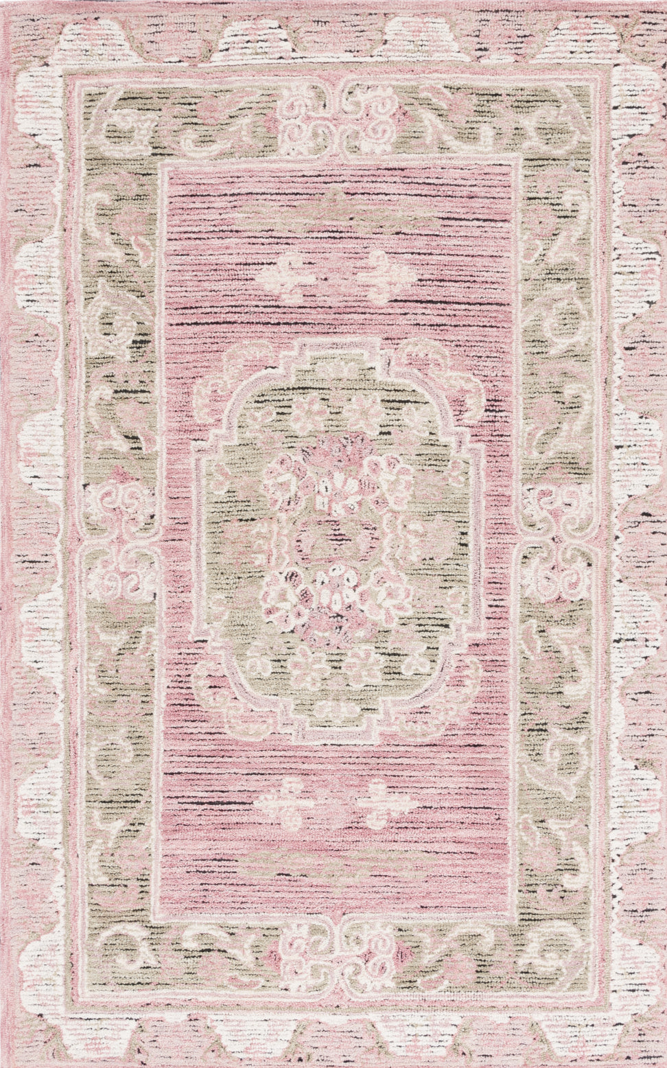 Safavieh Savonnerie SAV401X Olive / Pink Area Rug – Incredible Rugs and ...
