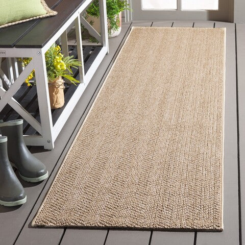 Safavieh Sisal All-weather SAW402 Natural Area Rug Room Scene Feature