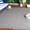 Safavieh Sisal All-weather SAW420 Dark Grey Area Rug Room Scene Feature