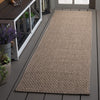 Safavieh Sisal All-weather SAW460 Brown Area Rug Room Scene Feature