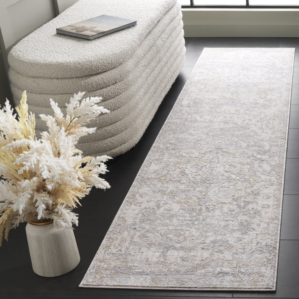 Safavieh Sabrina SBR841A Ivory / Grey Area Rug Room Scene Feature