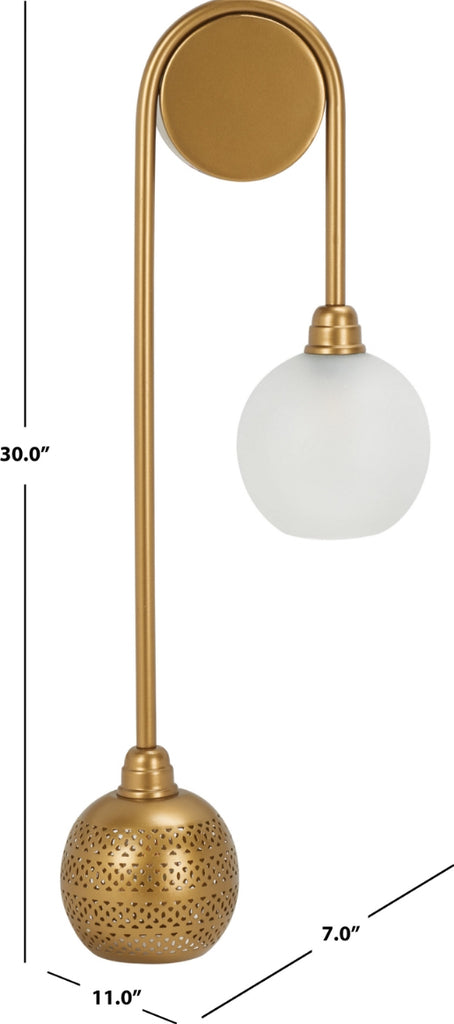 Safavieh Amari SCN3006A Antique Gold Lamp main image