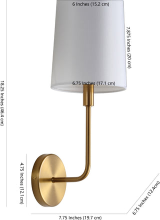 Safavieh Jaxson SCN4014A Brass Lamp main image