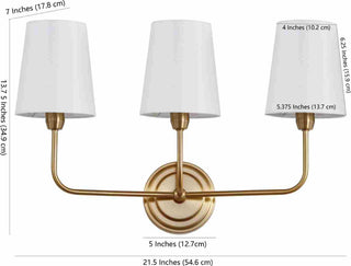 Safavieh Sawyer SCN4016A Brass Lamp main image