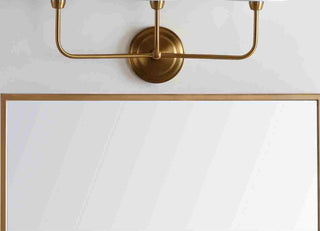 Safavieh Sawyer SCN4016A Brass Lamp Room Scene Off Feature