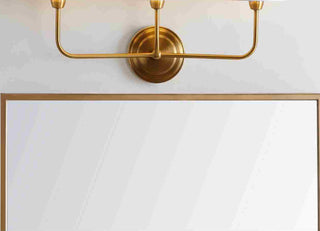 Safavieh Sawyer SCN4016A Brass Lamp Room Scene On Feature