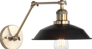 Safavieh Kingston SCN4026A Brass / Black Lamp Main On