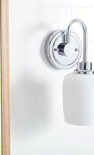 Safavieh Casen SCN4050A Chrome Lamp Room Scene On Feature