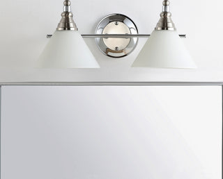 Safavieh Radnor SCN4061A Nickel / White Lamp Room Scene Off Feature