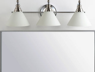 Safavieh Panya SCN4062A Nickel / White Lamp Room Scene Off Feature