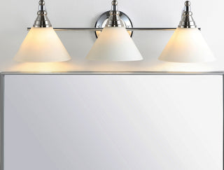 Safavieh Panya SCN4062A Nickel / White Lamp Room Scene On Feature