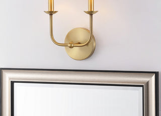 Safavieh Ferrara SCN4069A Gold Lamp Room Scene On Feature