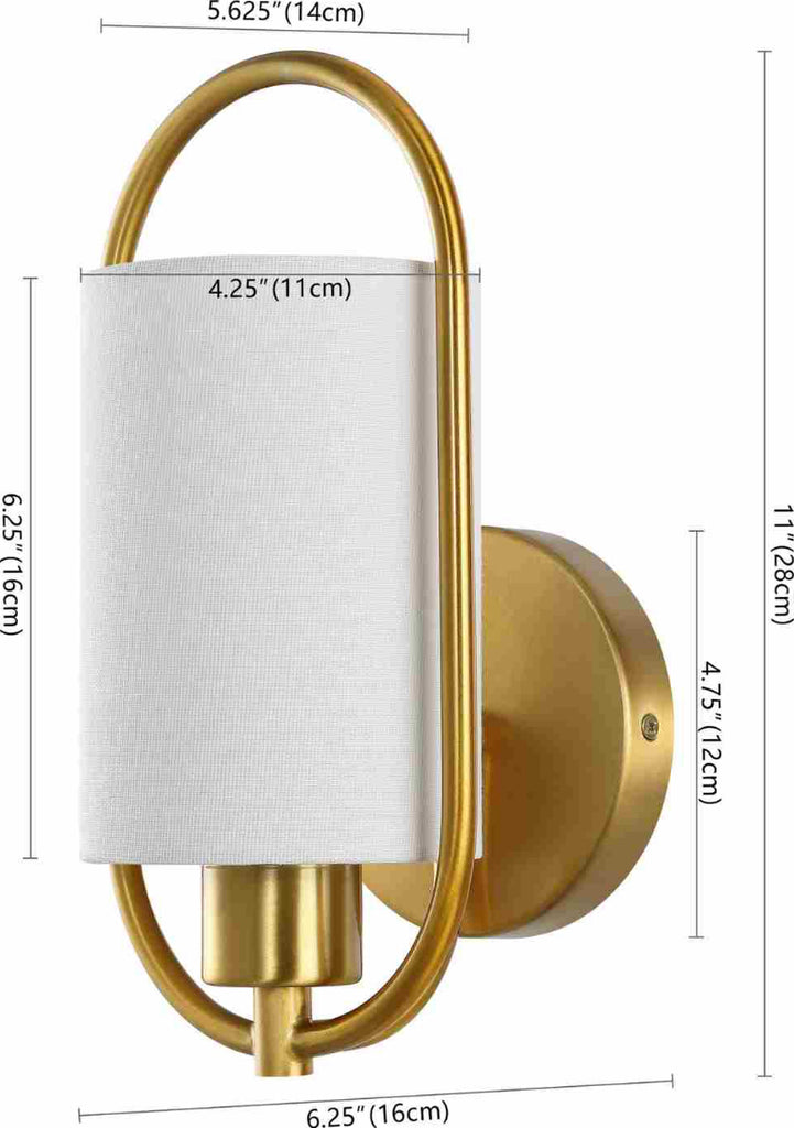 Safavieh Haldea SCN4071A Brass Lamp main image