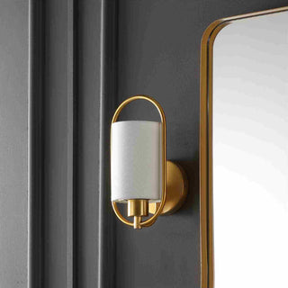 Safavieh Haldea SCN4071A Brass Lamp Room Scene Off Feature