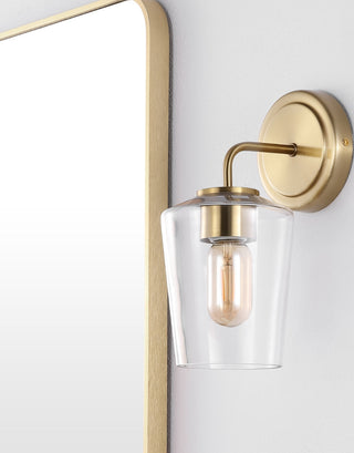Safavieh Prospect SCN4073A Brass Lamp Room Scene Off Feature
