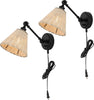 Safavieh Oswynn SCN4077B Natural / Black Lamp Main On