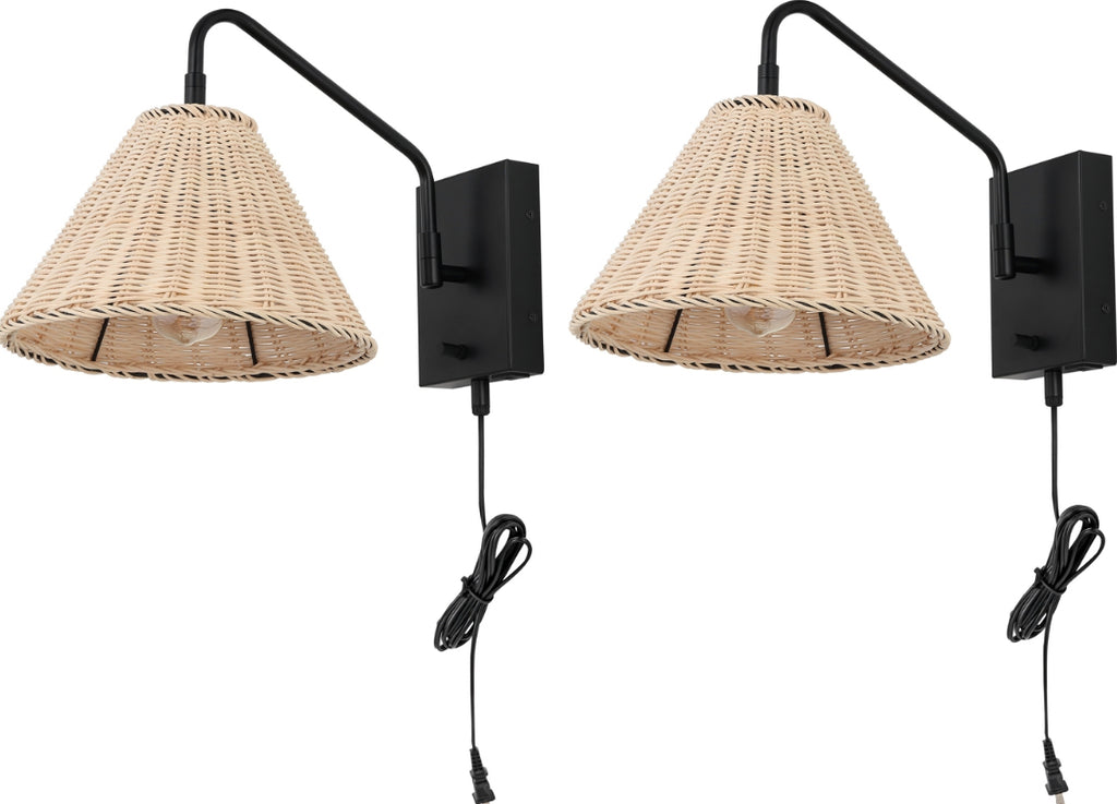 Safavieh Tressa SCN4078B Natural / Black Lamp main image