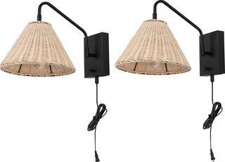 Safavieh Tressa SCN4078B Natural / Black Lamp main image