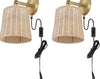 Safavieh Ciaran SCN4080A Natural / Brass Lamp main image