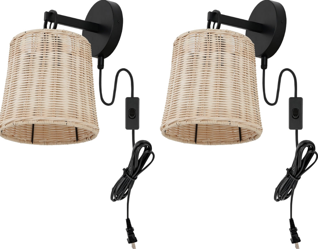 Safavieh Ciaran SCN4080B Natural / Black Lamp main image