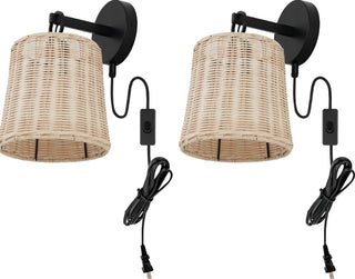 Safavieh Ciaran SCN4080B Natural / Black Lamp main image