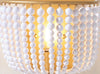 Safavieh Celyn SCN4081A White / Brass Lamp Room Scene On Feature