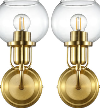 Safavieh Huron SCN4085A Brass / Clear Lamp main image