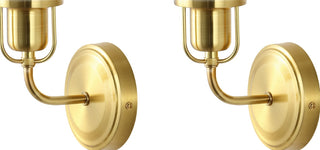 Safavieh Huron SCN4085B Brass / White Lamp Main Off