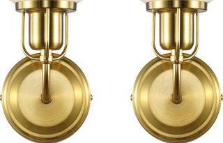 Safavieh Huron SCN4085B Brass / White Lamp Main On