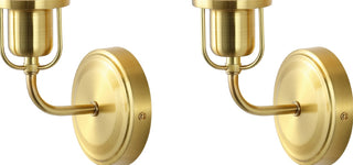 Safavieh Huron SCN4085B Brass / White Lamp Main On