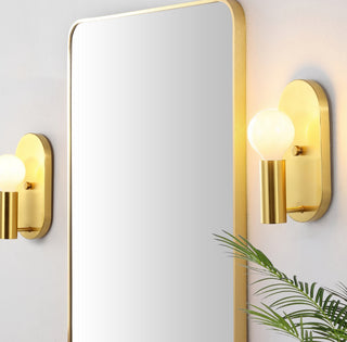 Safavieh Irima SCN4086A Brass Lamp Room Scene On Feature