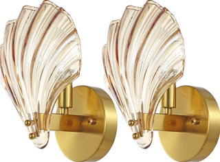 Safavieh Sirena SCN4087A Amber / Brass Lamp main image