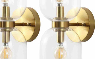 Safavieh Solyn SCN4089B Clear / Brass Lamp main image