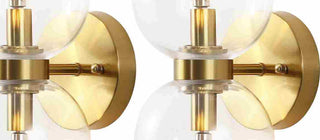 Safavieh Solyn SCN4089B Clear / Brass Lamp Main On