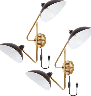 Safavieh Aspera SCN4091A Brass / Black Lamp Main Off