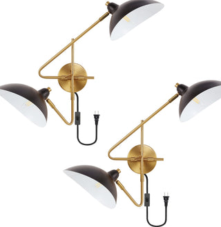 Safavieh Aspera SCN4091A Brass / Black Lamp Main Off