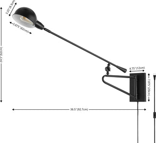 Safavieh Moxley SCN4092A Black Lamp main image