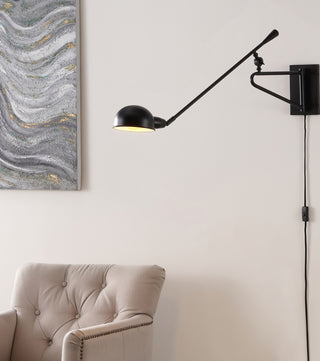 Safavieh Moxley SCN4092A Black Lamp Room Scene On Feature