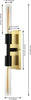 Safavieh Nyx SCN4097A Brass / Black Lamp main image