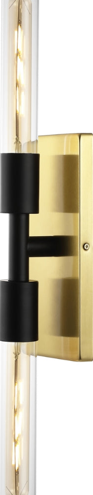 Safavieh Nyx SCN4097A Brass / Black Lamp Main On