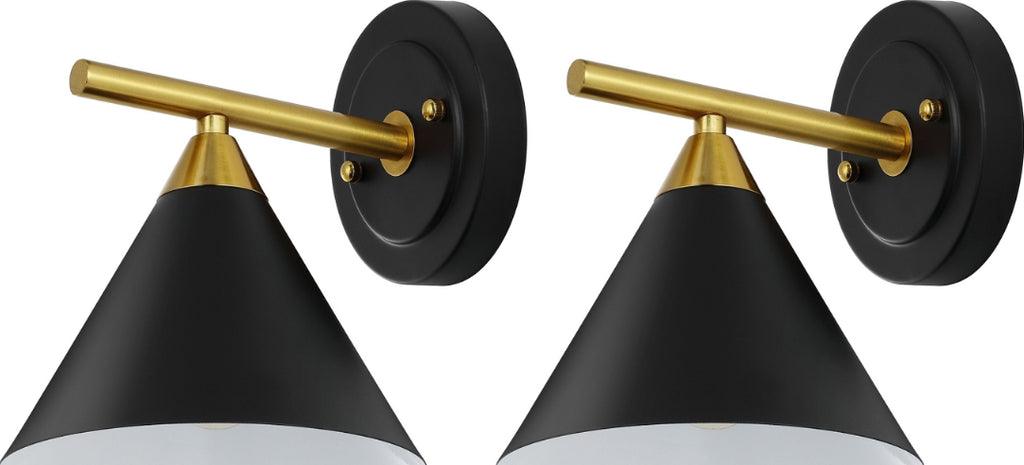 Safavieh Wyanet SCN4101A Black / Brass Lamp main image