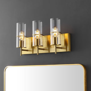Safavieh Jester SCN4104A Brass Lamp Room Scene On Feature