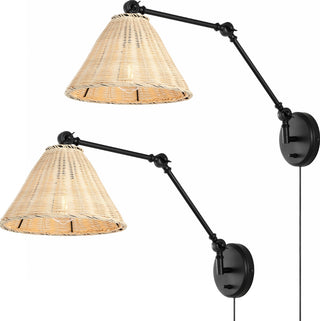 Safavieh Solado SCN4106A Natural / Black Lamp Main On