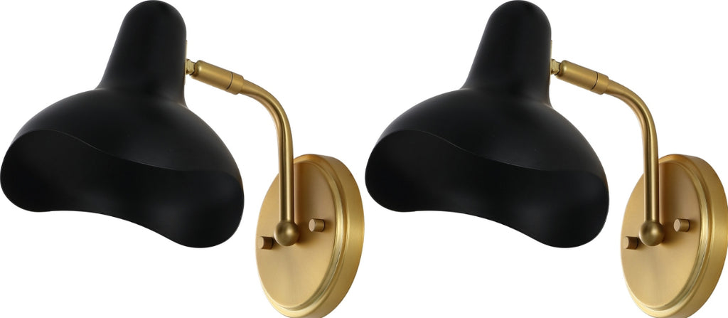 Safavieh Norrix SCN4107A Black / Brass Lamp main image